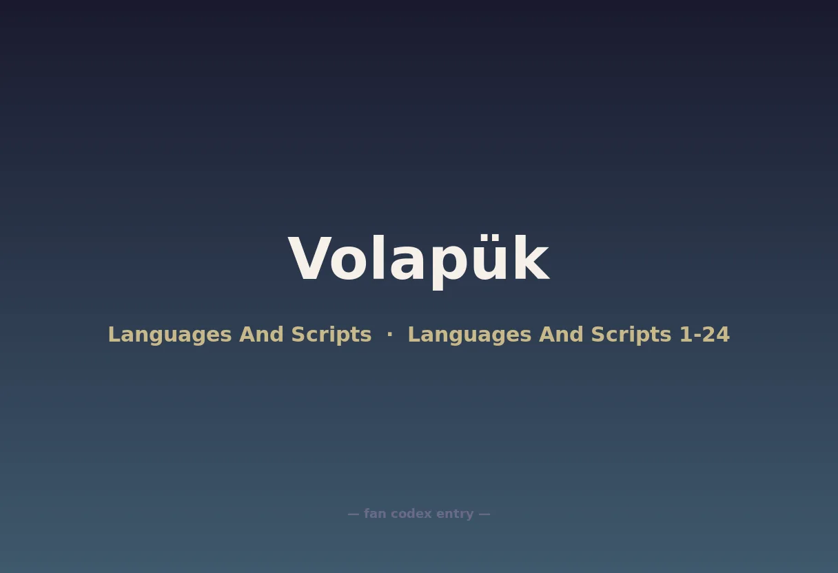 Volapük